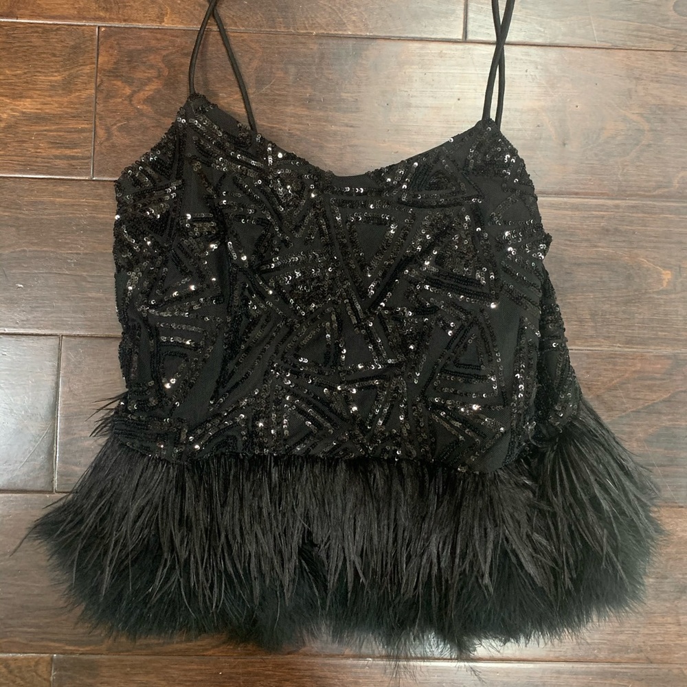 Sequined Tank Top